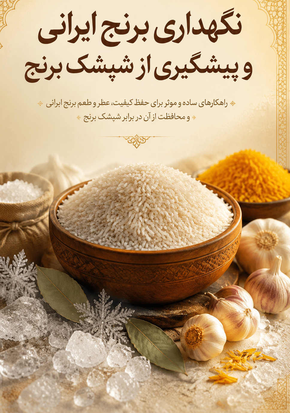 روش نگهداری برنج